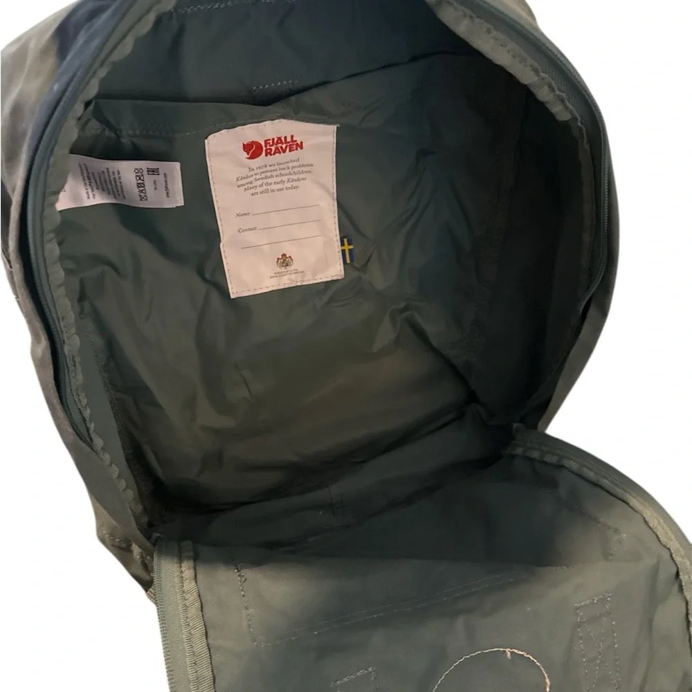 Fjallraven Kånken Olive Green Backpack - Picture 7 of 10